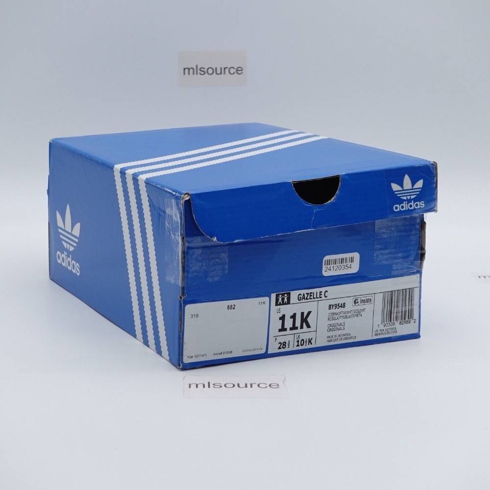 NEW adidas Originals Gazelle Sneakers BY9548 Icey Pink - Picture 12 of 16